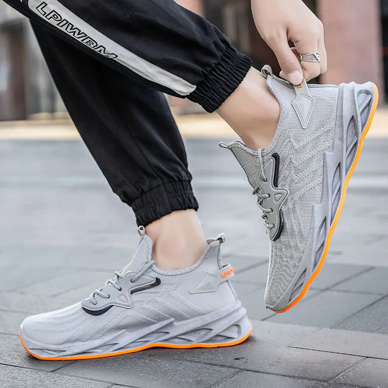 

Design New Shoes Men Platform Sneakers Chunky Blue Street Trend Sports Jogging Running Shoes Man Basket Homme Big