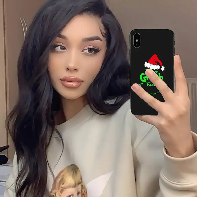 

Grinches Christmas Kawaii Phone Case Coque Fundas Etui Carcasa for Iphone 12 Pro Max 11pro 7 8 Plus Cover Accessories