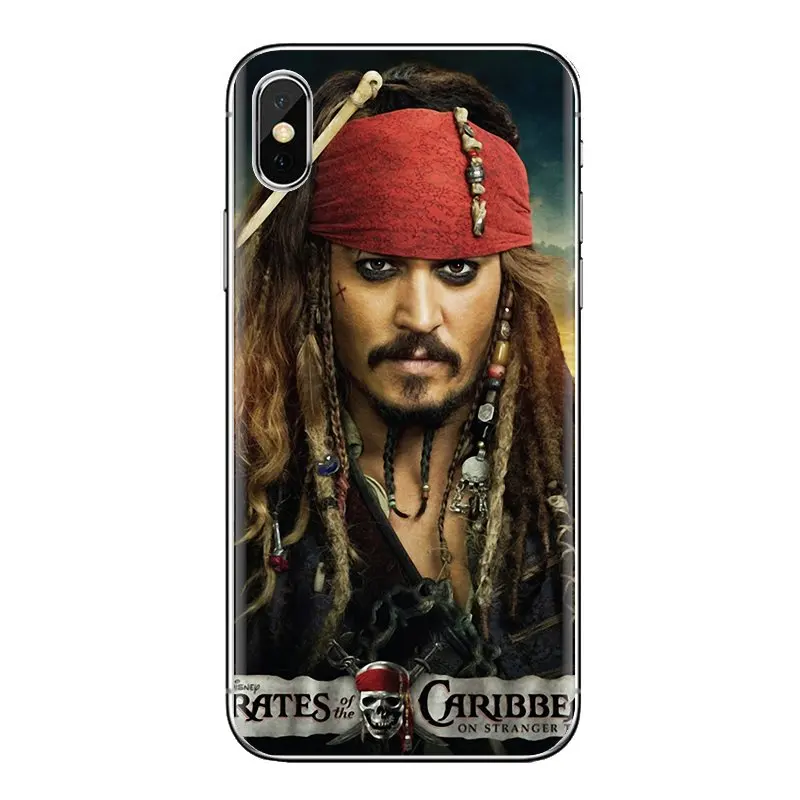 johnny depp Pirates of the Caribbean For Samsung Galaxy S3 S4 S5 Mini S6 S7 Edge S8 S9 S10 Plus Note 3 4 5 8 9 Mobile Phone Case |