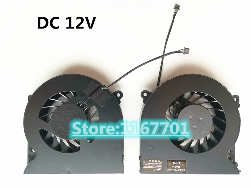 Ноутбук Процессор/GPU охлаждения радиатора Вентилятор для Clevo P775DM P775DM2 P775DM3 P775TM X711 6-31-P775N-2A2 2A3 6-31-P775N-102 103