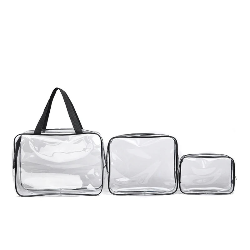 

Transparent PVC Bags Travel Organizer Clear Makeup Bag Beautician Cosmetic Bag Beauty Case Toiletry Bag Make Up Pouch Wash Bags