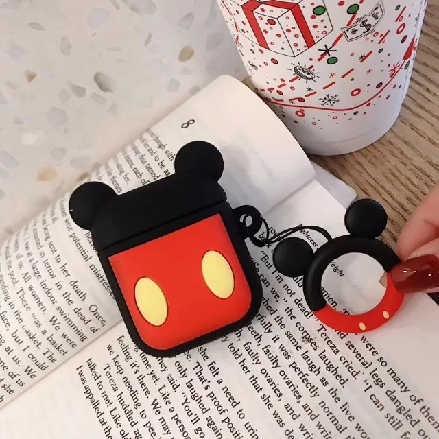 Mickey Силиконовый чехол с bluetooth-наушниками Marvel для Apple AirPods, ультратонкий милый защитный чехол для AirPods, чехол для зарядного устройства - Цвет: Mickey