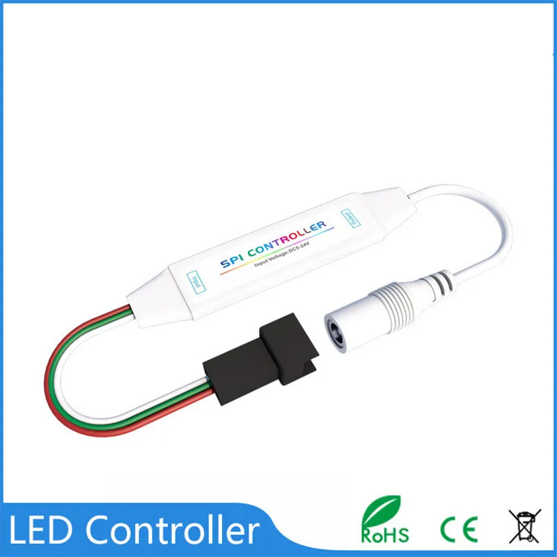 2 4G контроллер светодиодных лент RF RGB WS2811 сенсорный мини DC5-24V для WS2812B SK6812 прибор