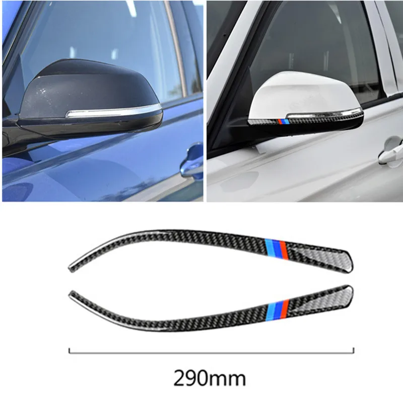

Car Rearview Mirror Strip Striker for BMW F30 F31 F32 F34 F36 GT 3 4 Series Carbon Fiber Accessories