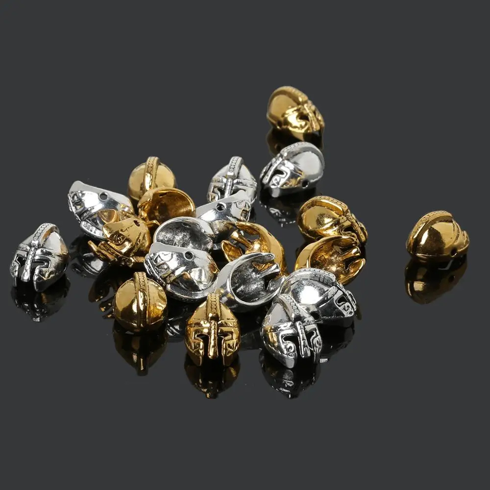 2020 10pcs/lot Metal Charms Roman Warrior Gladiator Helmet Beads Spacer For DIY Bracelet Jewelry Making Accessories |