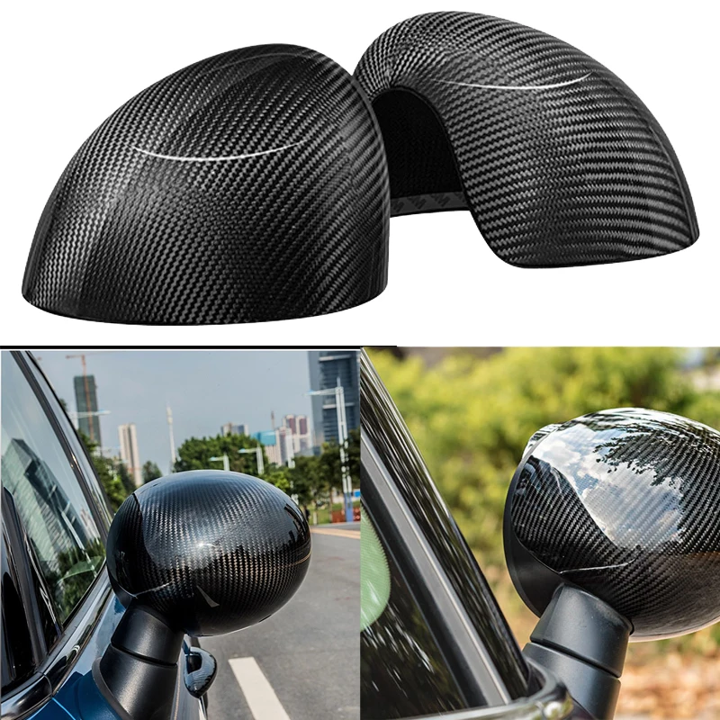 

For BMW mini F55 F56 Carbon Fiber Rearview Mirror Cover Protective Shell Decoration Stickers Car Modification Accessories