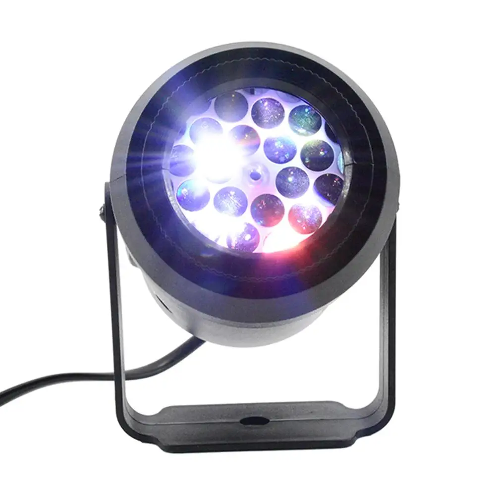 

Xmas Festival LED Stage Lamp Effect Moving Head DMX Colorful Lighting Disco Club Compound Eye Lens Can Rotate 180 Degrees