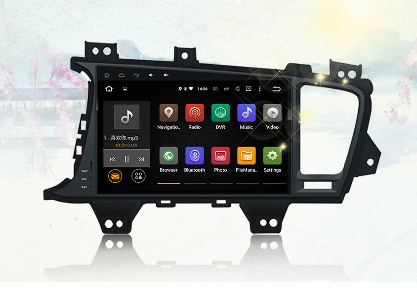 9 &quotAndroid 7 1 8 0 octa core автомобильный DVD плеер gps навигация для KIA K5 optima 2011 2012 радио 4G RAM