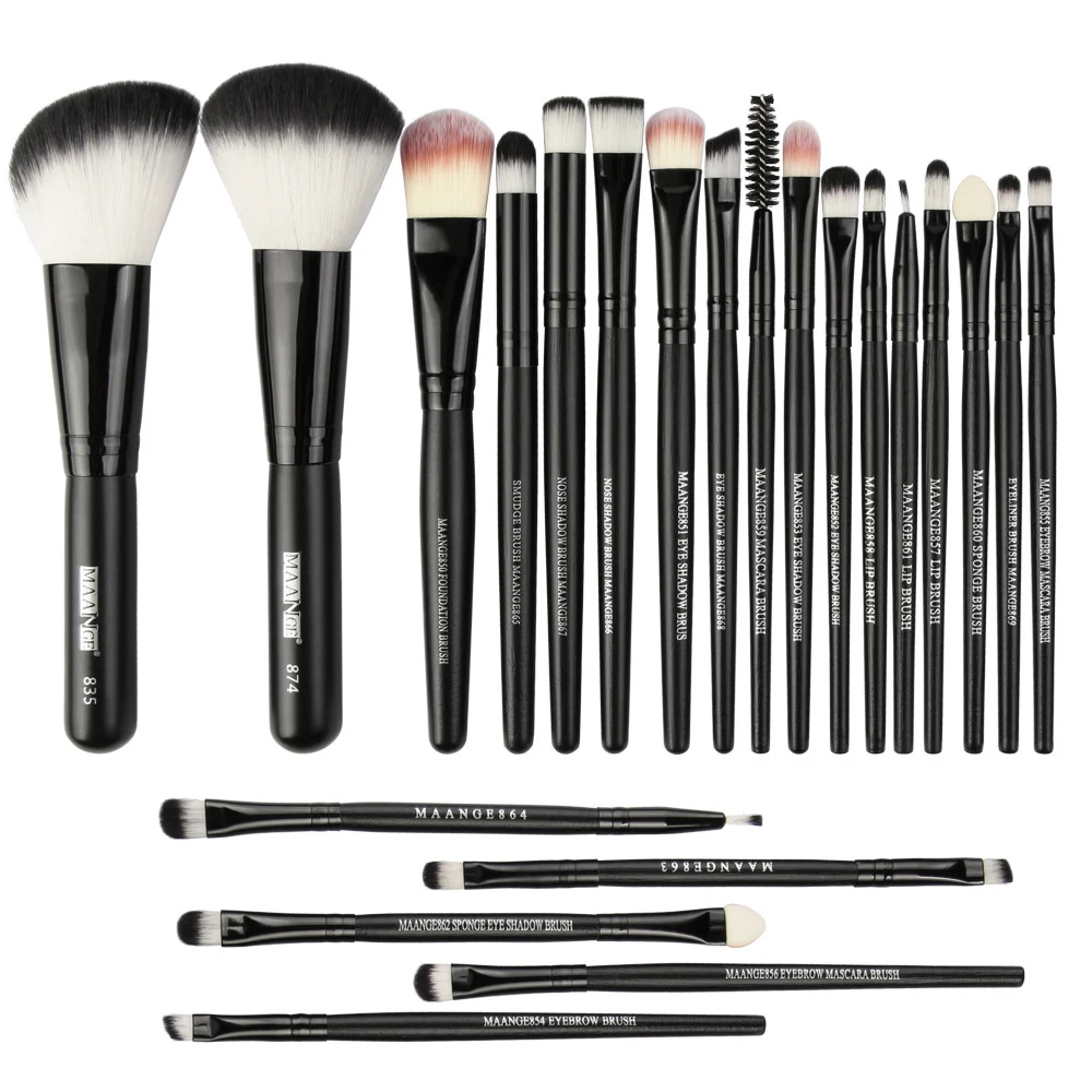 

Professional Eye Shadow Brush Wooden Handle Makeup Brush Set Lip Cosmetic Brush Long-Lasting Natural Styling Tools For Women