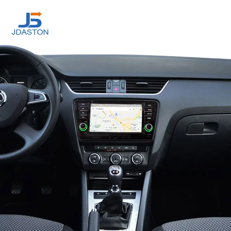 Автомобильный DVD плеер JDASTON Android 10 0 для SKODA Octavia 2013 2014 2015 мультимедийная