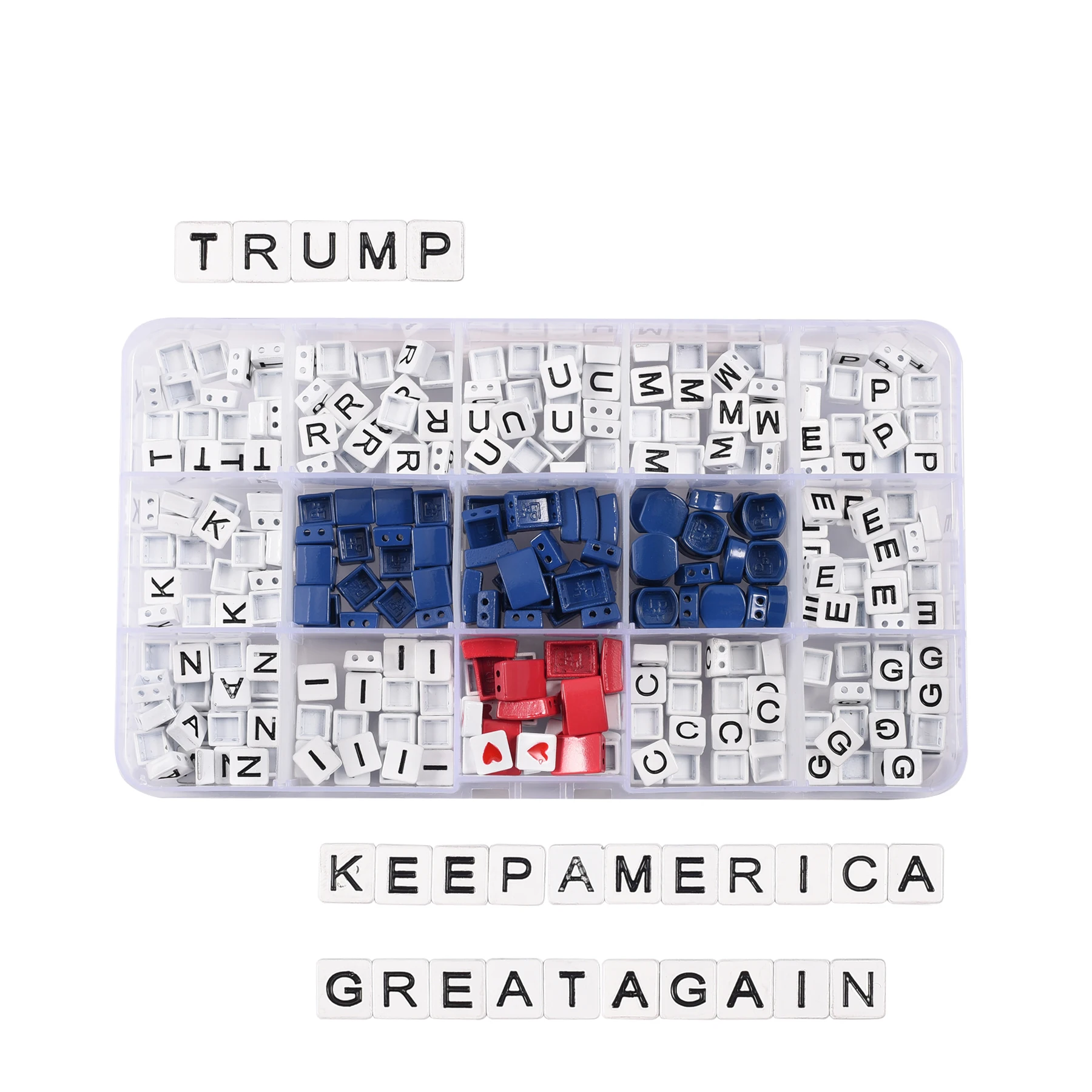 Эмалированная плитка бусины с надписью великолепная эмалированная