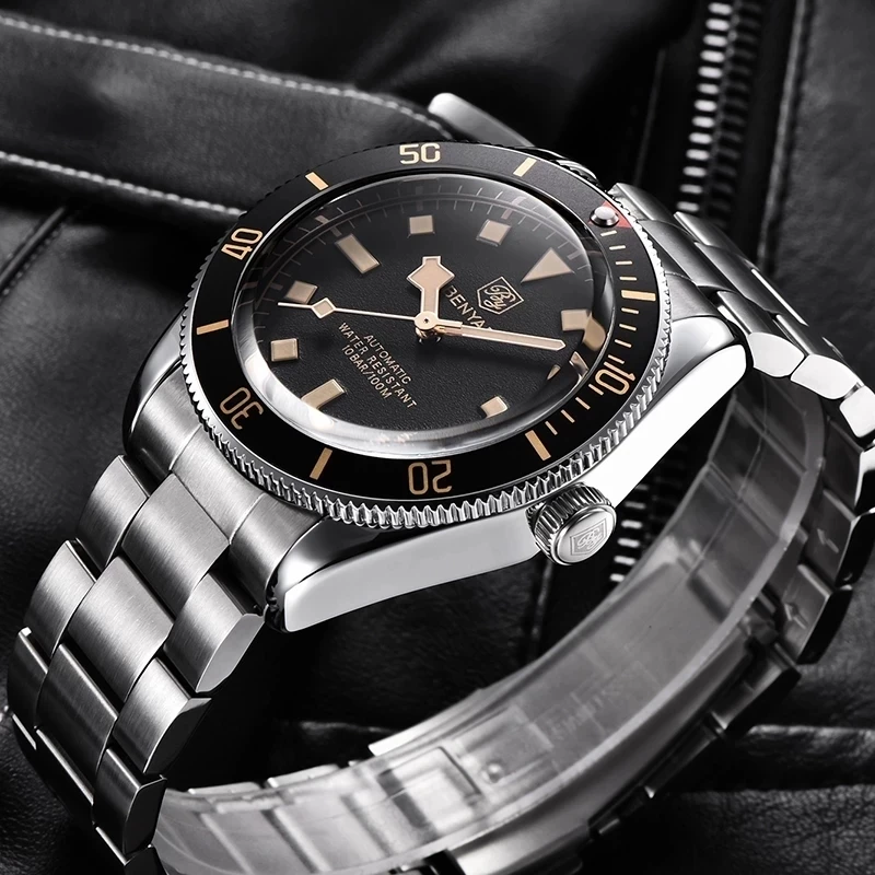 NEW BENYAR Men automatic watches Tourbillon Luxury Brand Men Watches Male Gold Waterproof Watch Full Steel reloj mecanico hombre enlarge