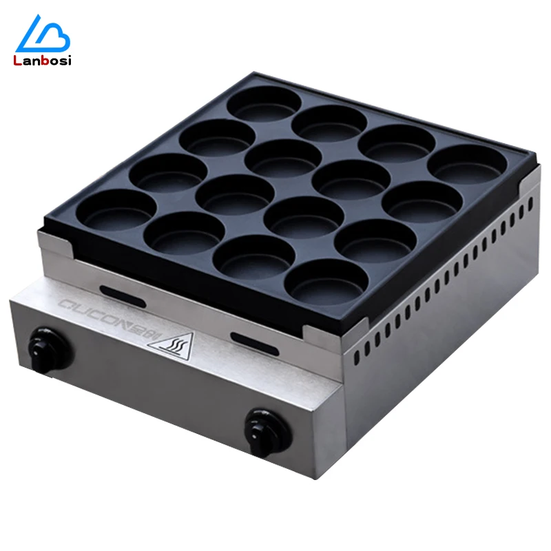

Commercial 16-Hole Gas-Fired Electronic Egg Burger Stove Egg Burger Machine Meat Egg Burger Stove