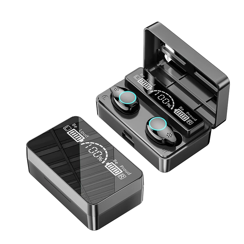 

TWS Wireless Headphones 2000mAh Charging Box 9D Stereo Sports Waterproof Bluetooth Wireless Earphones With Microphone For Phone