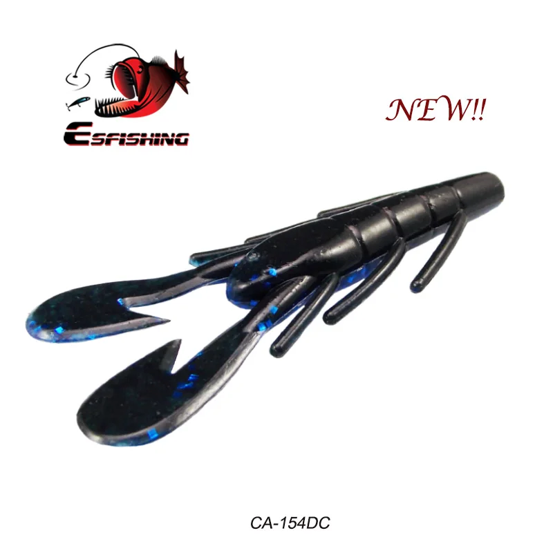Esfishing приманки новые Vibe Craw 85 мм 6 г 8 шт. рыболовные приманки мягкие приманки Leurre soule Карп рыболовные аксессуары - Цвет: CA154DC