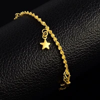 fashion bracelet wrist chain link yellow gold filled women men jewelry