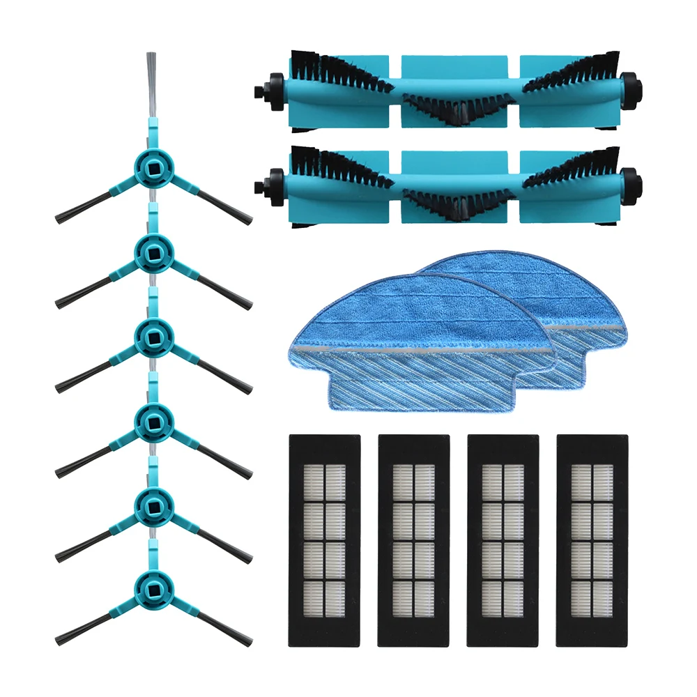 

Mop cloth pad rag main brush roller side brushes HEPA filter for Cecotec Conga 3090 brush filter vacuum spare parts accessories