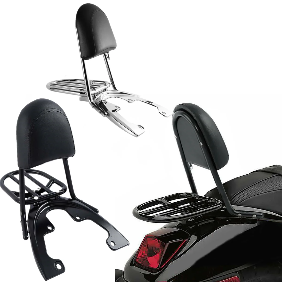 Подставка под спинку для багажника мотоциклистов Harley VRSCAW VRSCDX VRSCX 07 11