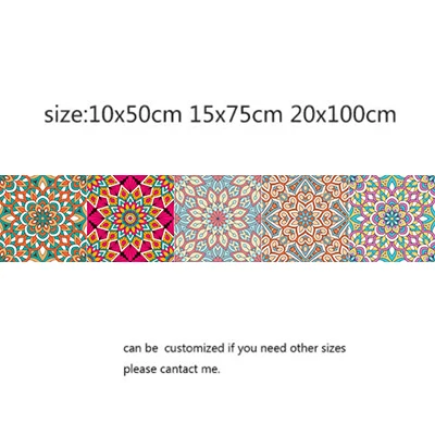 Красочная наклейка на стену в испанском стиле для плитки кухни ванной туалета