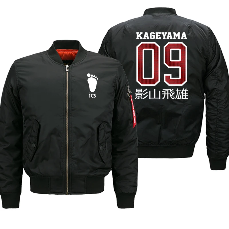 Куртка бомбер для мужчин письмо 09 печати уличная осень зима плотное пальто 2021