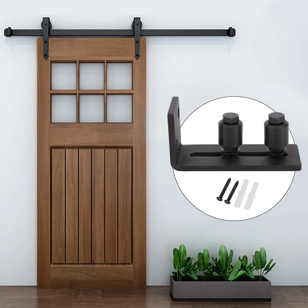 Carbon Steel Adjustable Sliding Floor Guide for Barn Door Hardware Accessorysliding | Обустройство дома