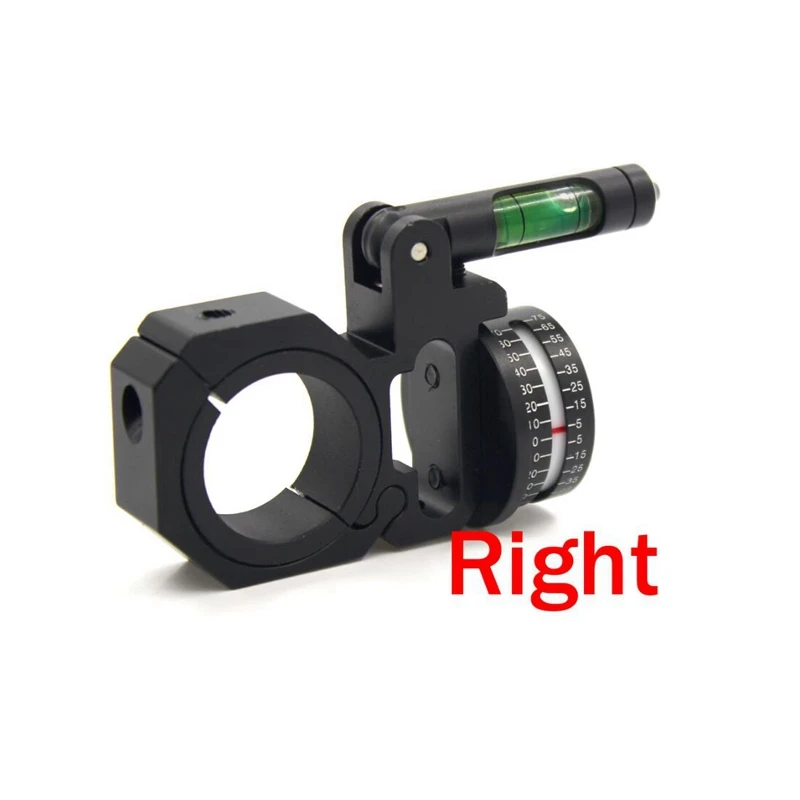 

Hunting Angle Degree Indicator with Bubble Level Precision Angle Cosine Fit 25.4mm/1" and 30mm/1.18" for Left&Right