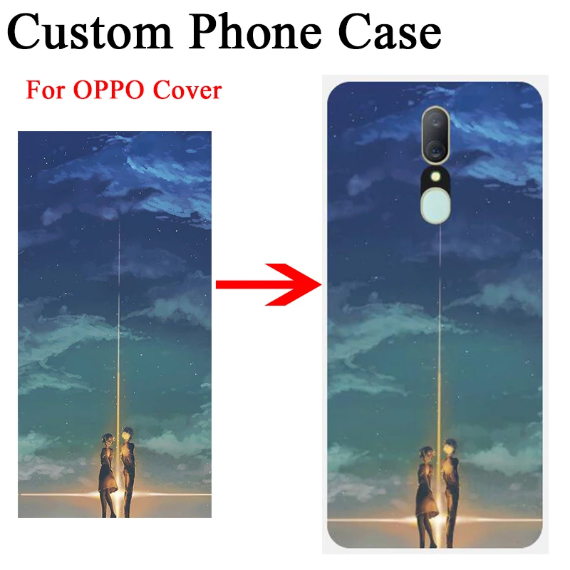Чехол сделай сам для OPPO A9 2020 A53 Reno Z 2 A5 чехол с именем пользовательского логотипа