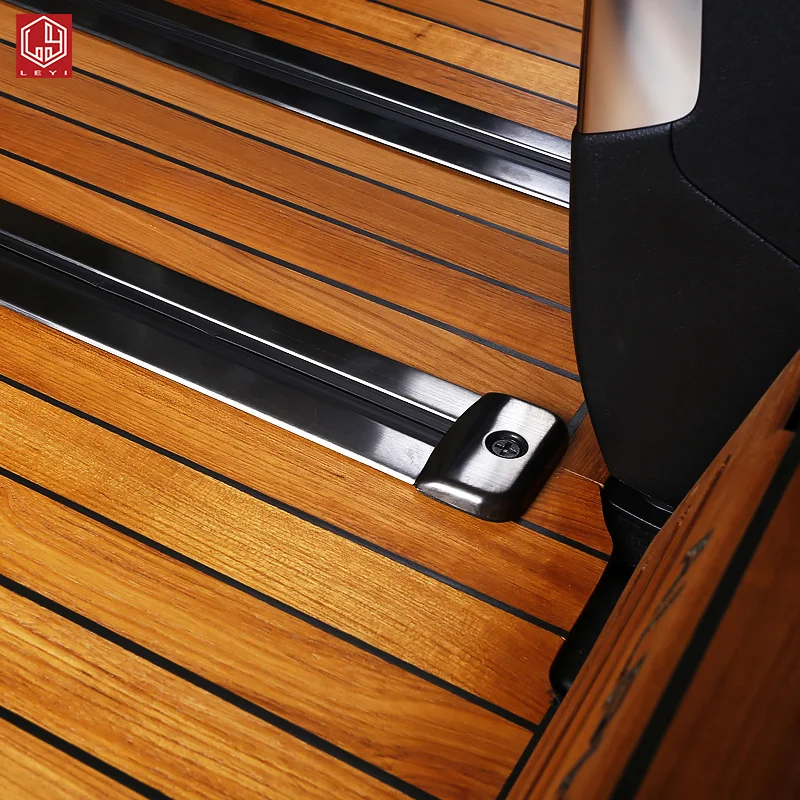 

LEYI Car modification 304 stainless steel High quality Auto parts wholesale Car rail protection strip for ALPHARD