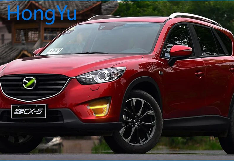 Для Mazda CX-5 CX 5 CX5 2012 - 2016 с желтым указатели поворота Функция Водонепроницаемый