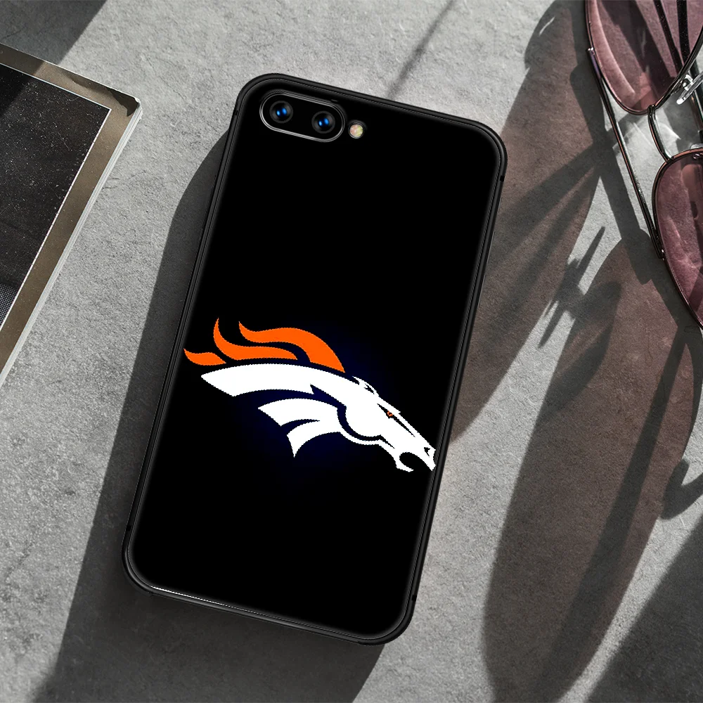 

Football Denver Bronco Rugby Phone Case Cover Hull For HUAWEI honor 7a 8 8s 8a 8x 9 9x 10 20 i Lite Pro black Prime Soft Cover