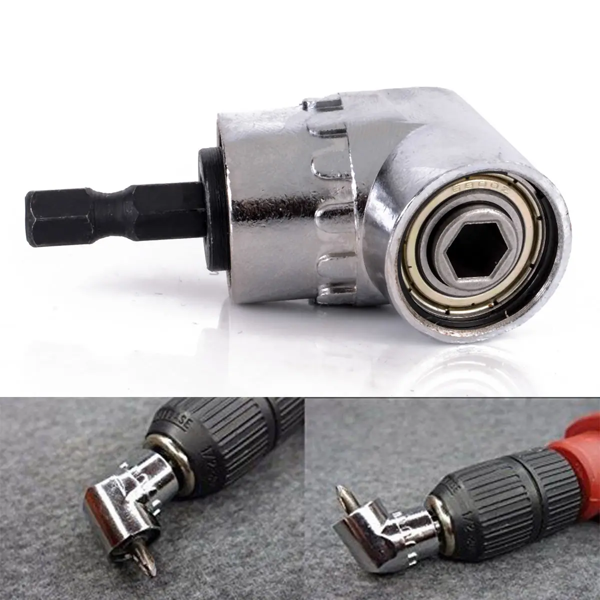 

Matel 105Angle 1/4 6mm Extension Hex Drill Bit Screwdriver Socket Adaptor Wrench