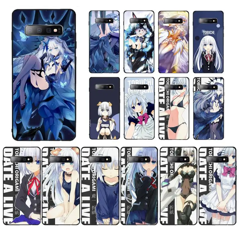 FHNBLJ Date a Live Tobiichi оригами чехол для телефона Samsung S10 21 20 9 8 plus lite S20 UlTRA 7edge | Мобильные