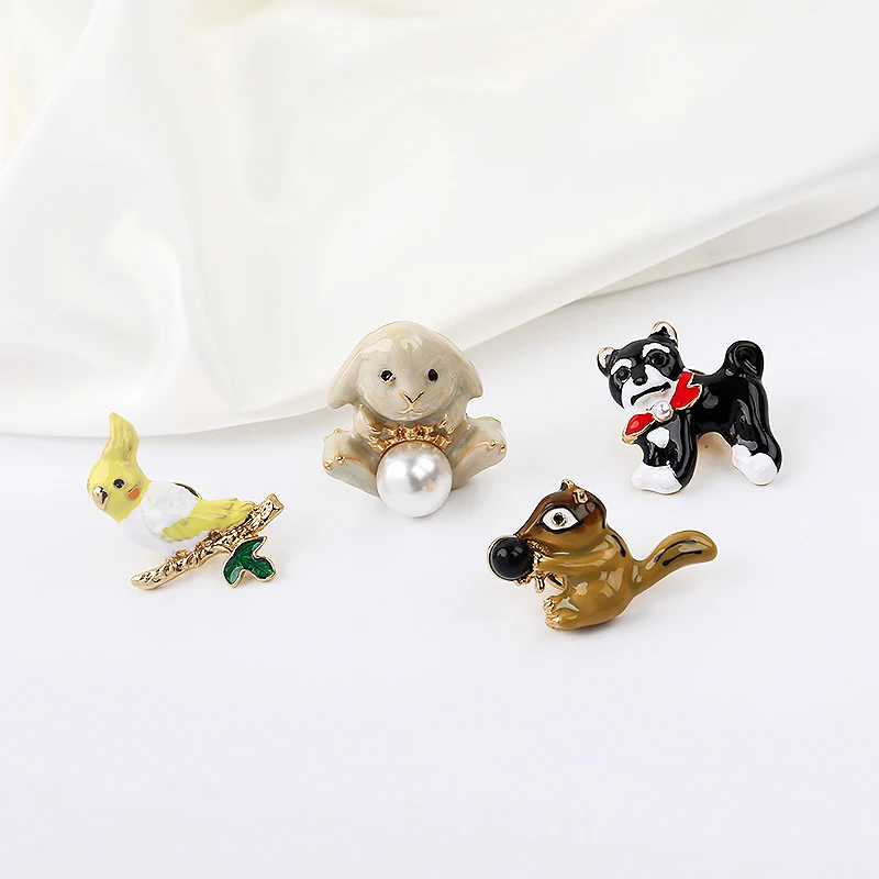 Sansummer новинка 2019 хит модная симпатичная с животными белка собака попугай кролик