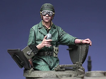 Коллекция 1/35 года древний Танк Commander Summer включает в себя одну деталь миниатюрный