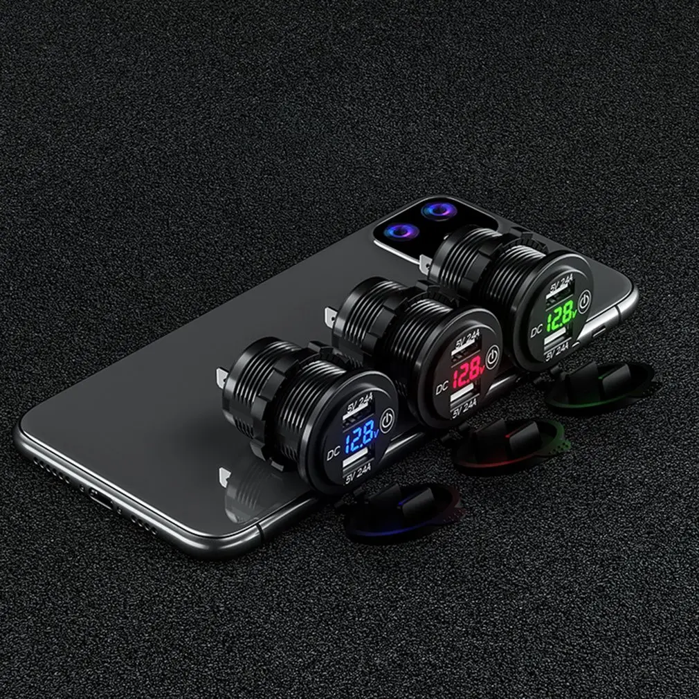 Двойной USB-порт для автомобильного зарядного устройства розетка прикуривателя