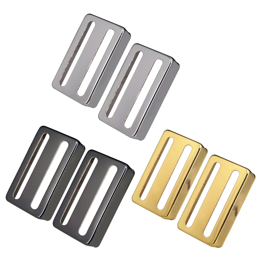 2 шт. латунный чехол Humbucker Pickup для частей и аксессуаров электрогитары|Детали