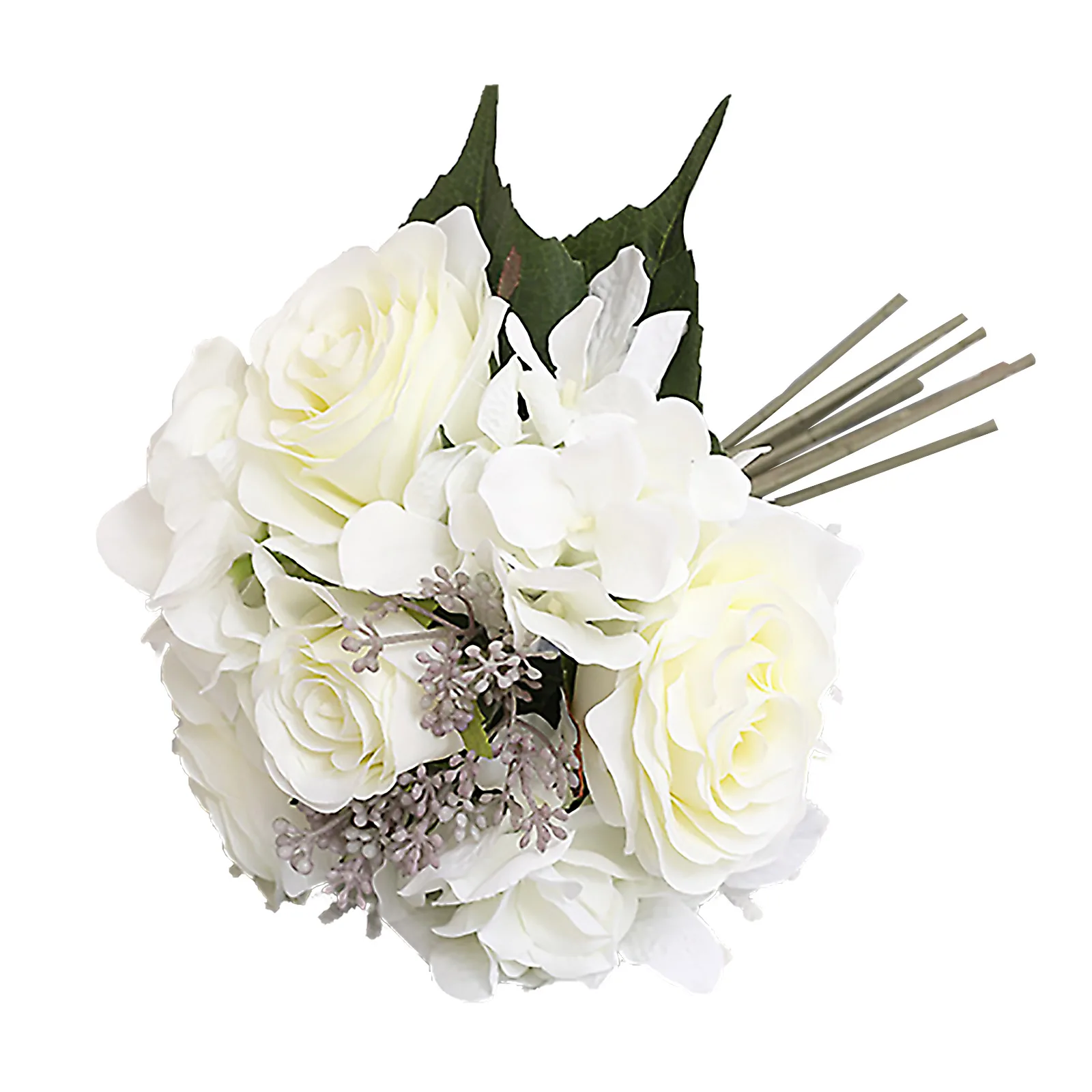 Искусственный Букет роз букет ручного цветка гортензии свадебные цветы шелковая