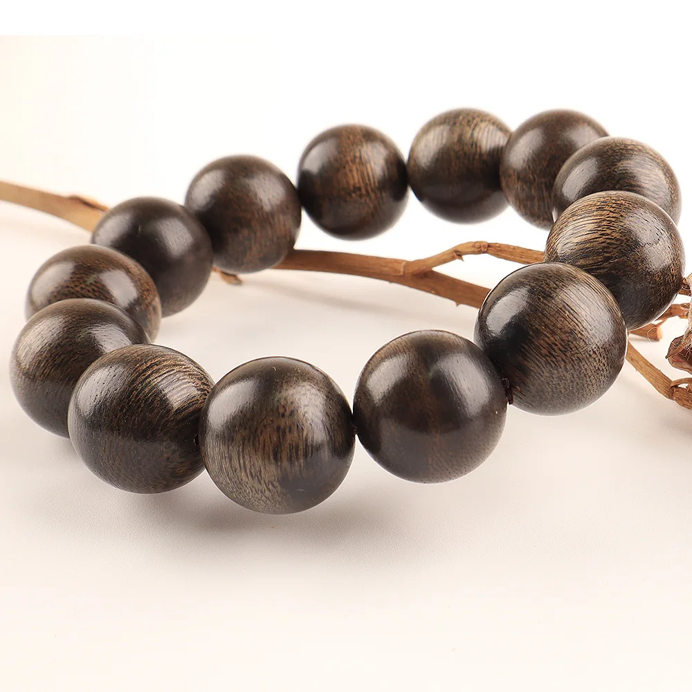 Kalimantan Shen xiang wood hand string108alosewood Buddha beads play men and women string chain tangbed accessories pendant | Украшения и