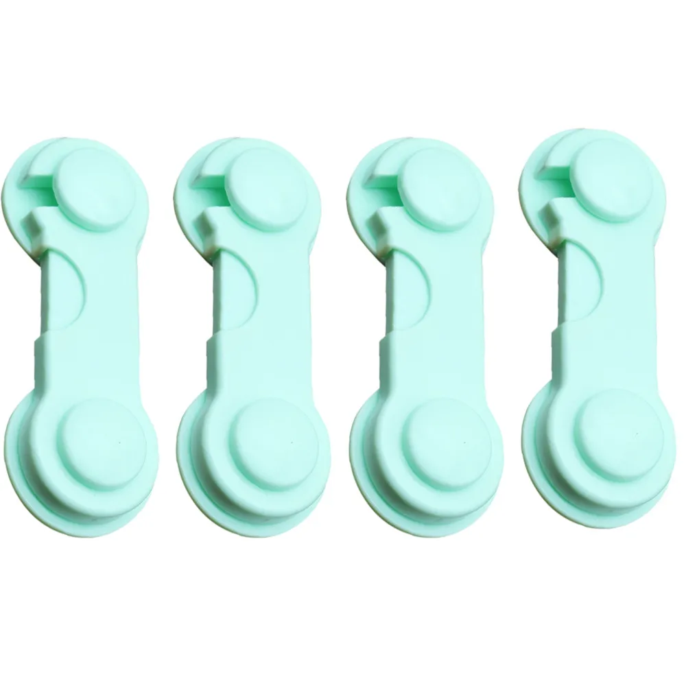 4 шт многоцелевой детский замок для ящика пластиковая защита детей шкафа