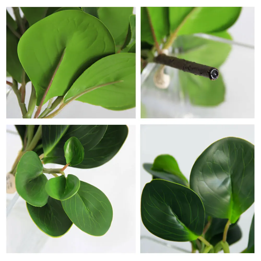 

Artificial Bean Leaves Simulation Green Plant Home Kitchen Wedding Party Decoration Fake Flower Silk cloth 32*27cm New M5