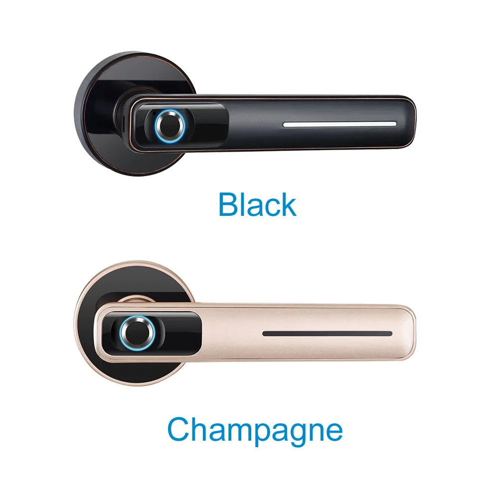 

Semiconductor Office Room Anti Theft Aluminum Alloy Keyless Entry Electronic Door Lock Smart Fingerprint Home Security Hotel