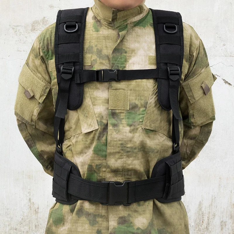 Molle Chest Rig Vest Accessories Vests Harness Padded Belt Outdoor Equipment | Спорт и развлечения