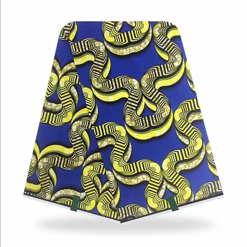 

Newest Veritable Fabric Wax African Guaranteed 100% Cotton 6 Yards/piece High Quality Ankara Fabric Real Batik Print Wax-O125