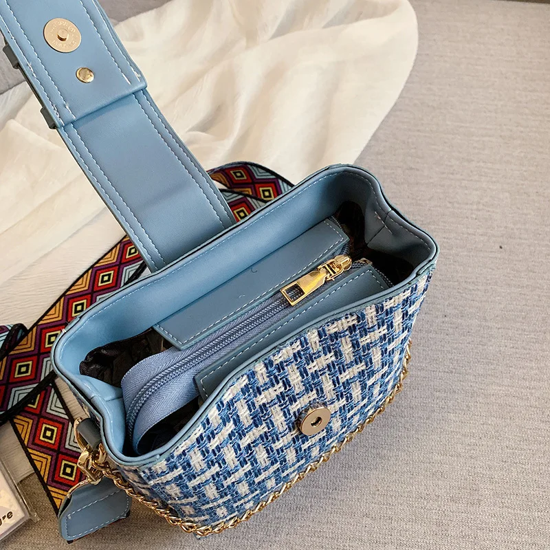 Weaving women's shoulder bags fashion luxury designer Messenger bag 2019 new magnetic buckle shopping discount | Багаж и сумки