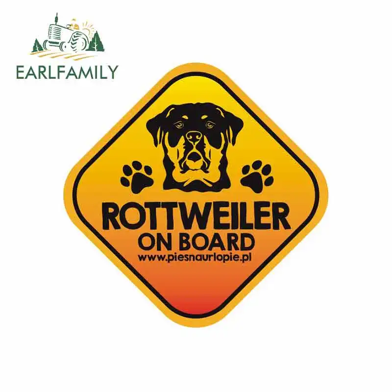 EARLFAMILY 13 см x для Rottweiler виниловые наклейки на машину JDM водонепроницаемый RV VAN Fine Decal