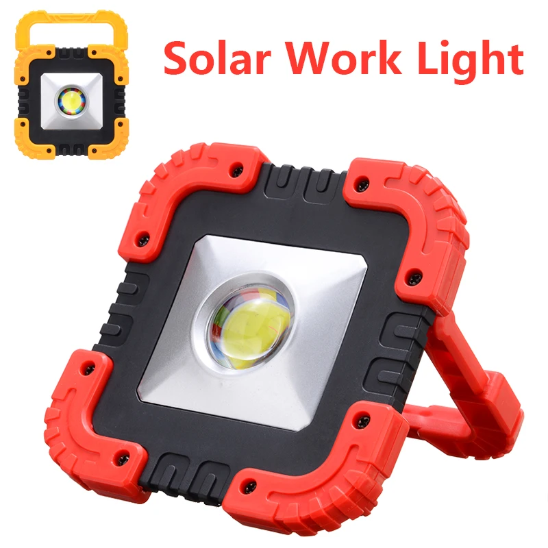 

100W USB солнечная рабочая лампа Перезаряжаемые на открытом воздухе безопасности Отдых на природе света прожектор вспомогательное оборудован...