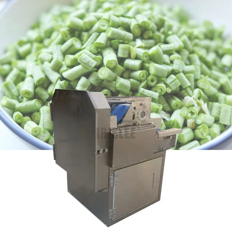 Автоматически нарезанный зеленый лук маринованная капуста фасоль лик фенхель