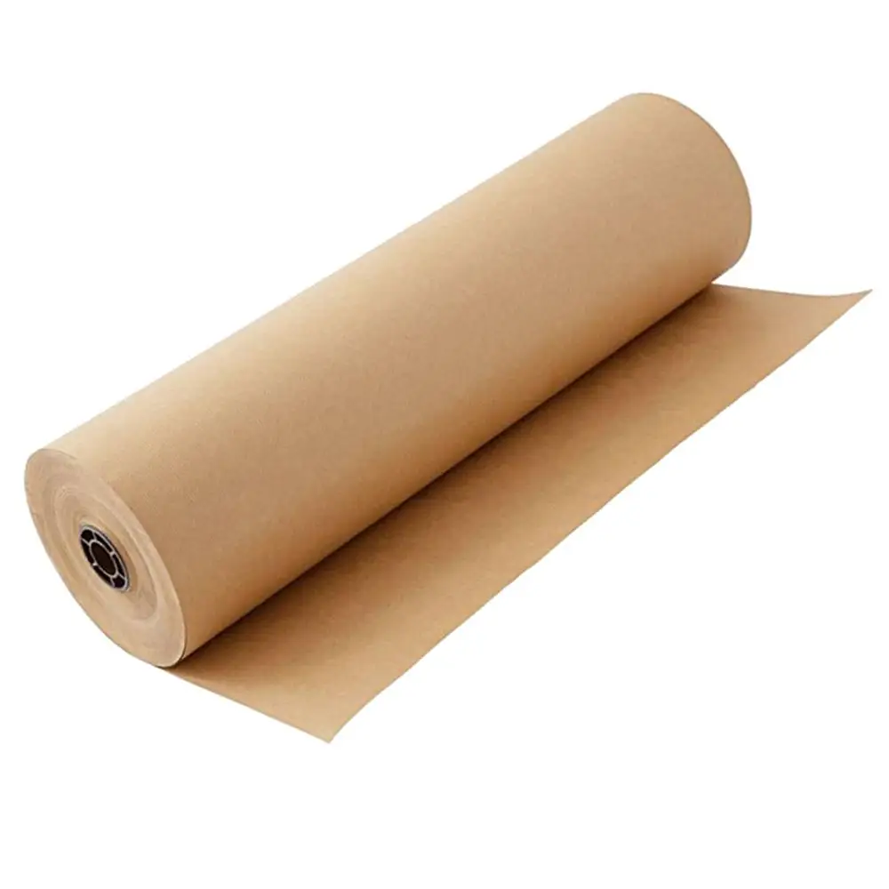 

30M Brown Kraft Paper Roll For Wedding Birthday Party Handmade Gift Wrapping Craft Paper Roll Poster Paper Home Decor