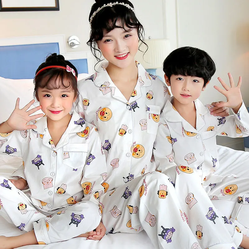 

Plaid Pajamas Family Matching Clothes Outfits Look Father Mother Kids Baby's Nightwear Clothing Family Pajamas Family Look