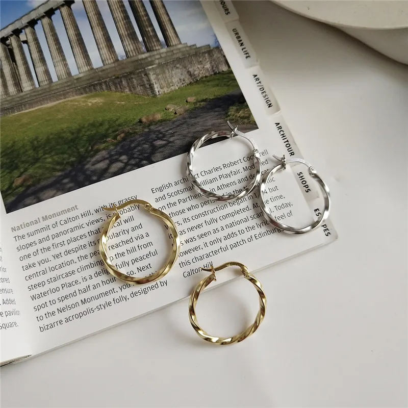 RUIYI Для женщин Изысканная реальные 925 пробы Серебряные серьги для девочек